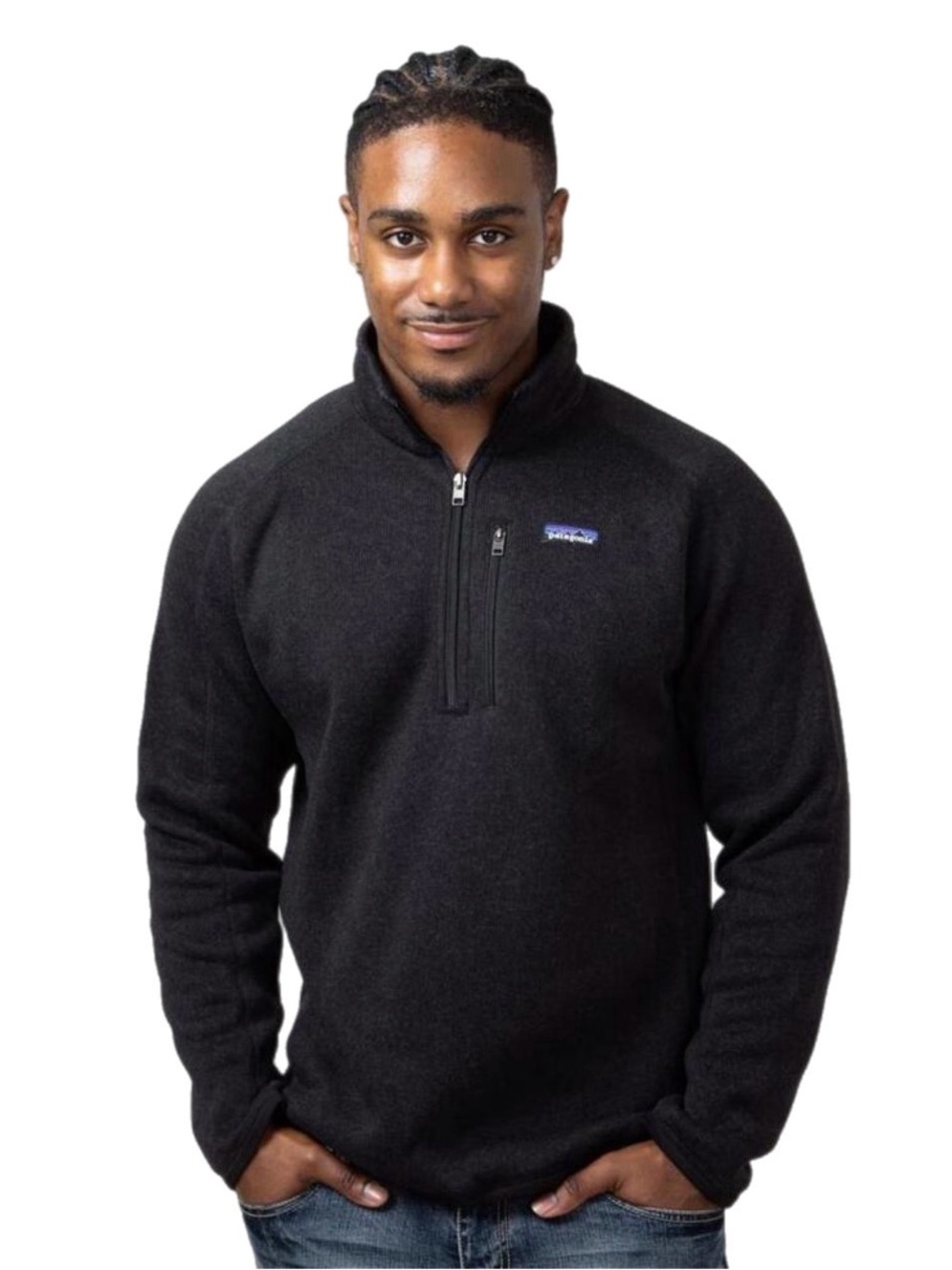 Patagonia NEW Men's Better Sweater Zip-Up Jacket Black XL Sustainable Cozy